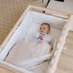 Kit Nórdico + Protector Micuna Rabbits 80x50 Minicuna 2