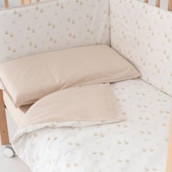 Kit Nórdico y Protector Rabbits para cuna de 120×60