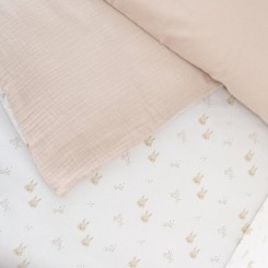 Kit Nórdico y Protector Rabbits para cuna de 120×60 2