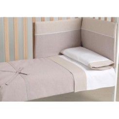 Kit Nórdico + Protector Nature beige 120×60 2