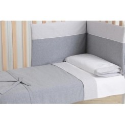 Kit Nórdico + Protector Nature gris 120×60 2