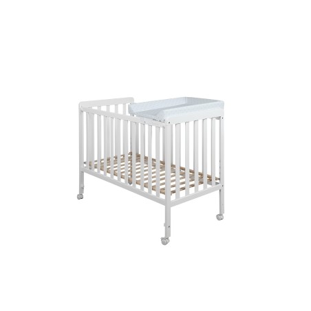 Cambiador de cuna lunares beige