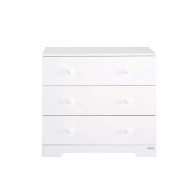 Cómoda blanca con tiradores infantiles Micuna – Muebles de bebé