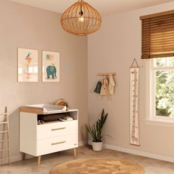 Cambiador cómoda bebé madera rabbits Micuna 2