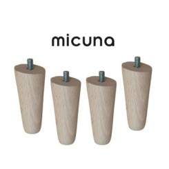 Patas mueble bañera madera Micuna