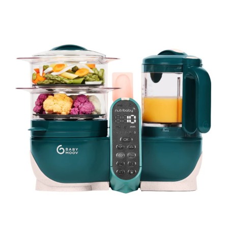 Robot de cocina NUTRIBABY  (+) Opal Green Babymoov