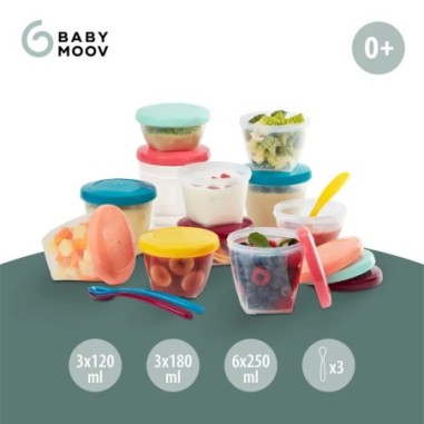 Babybols Multi Set  (3x120ml + 3x180ml + 6x250ml + 3 cucharas suaves)