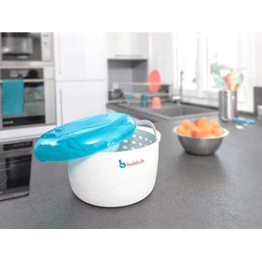 Esterilizador micro-ondas azul/gris