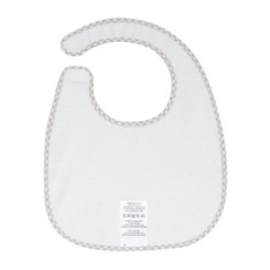 Babero cuadrado con velcro mini windsord crudo 20x26x1 cm Cambrass 2