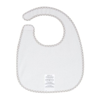 Babero cuadrado con velcro mini windsord crudo 20x26x1 cm Cambrass