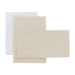 Sabana moises/carro 3 pcs 80x120x1 cm vichy10 beige Cambrass