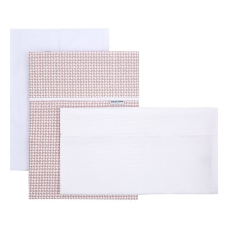 Sabana moises/carro 3 pcs 80x120x1 cm mini windsord rosa Cambrass