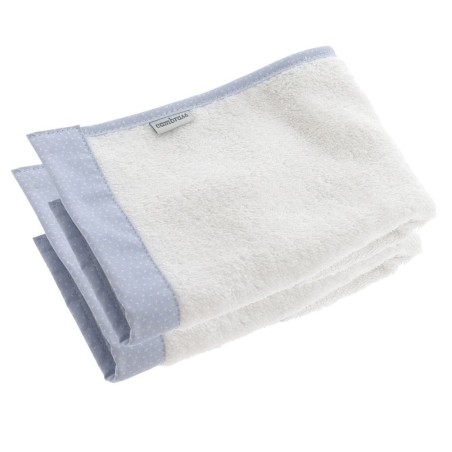Juego 2 toallas sky celeste/lluvia 25x35x1 cm Cambrass