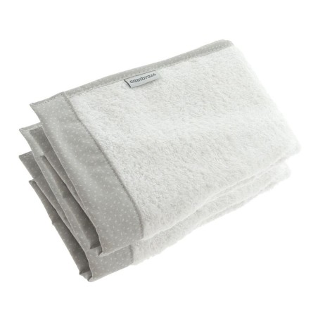 Juego 2 toallas sky gris/lluvia 25x35x1 cm Cambrass