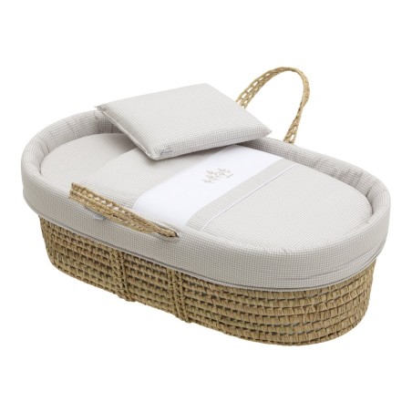 Moises de palma acolchado une mini windsord crudo 39x80x25 cm Cambrass