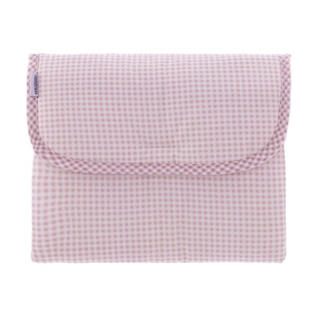 Cambiador de viaje 60x40x1 cm vichy10 rosa Cambrass