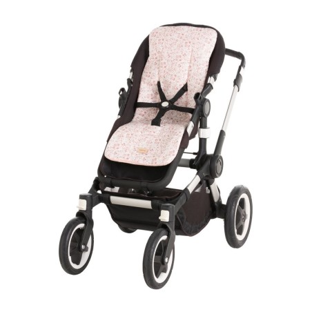 Colchoneta silla univ.reversib linen rosa 30x80x1 cm Cambrass