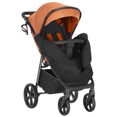 Cochecito bebe Carrello Bravo plus 2024 CRL-5515 Tango Naranja