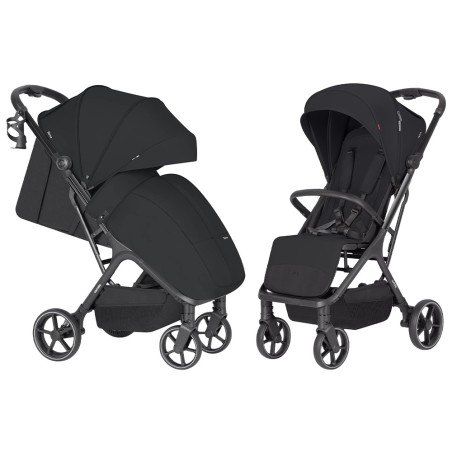 Cochecito de bebé Carrello Nova CRL-5524 Vinilo Negro