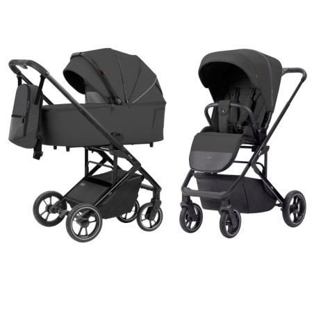 Cochecito 2en1 Carrello Alfa CRL-6507 2023 Gris Grafito