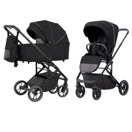 Cochecito 2en1 Carrello Alfa CRL-6507 2023 Negro Medianoche