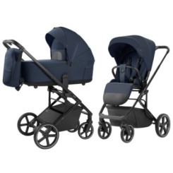 Cochecito de bebé 2en1 Carrello Alfa CRL-6522 Denim Azul