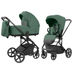 Cochecito de bebé 2 en 1 Carrello Alfa CRL-6522 Verde Prado