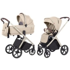 Cochecito de bebé 2x1 Carrello Vector CRL-6550 Beige Concha