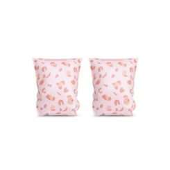 Manguitos Inflables Estampado Leopardo Rosa Viejo 0-2 años