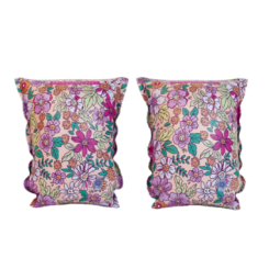 Manguitos Inflables Estampado Flor Rosa 2-6 años