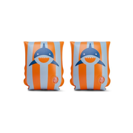Manguitos Inflables Tiburon Naranja 2-6 años