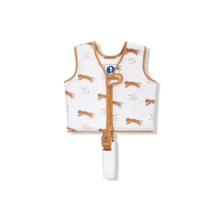 Chaleco  Flotador  Estampado Leopardo Marrón 1-2 años