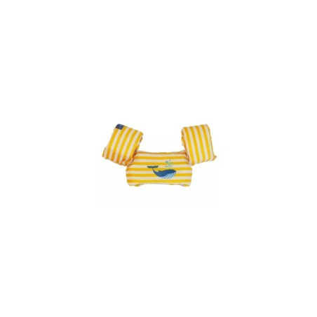 Chaleco con manguitos Ballena Amarillo y Blanco 2-6 años