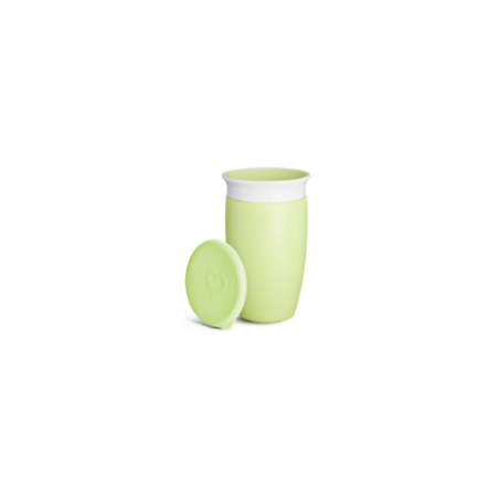 Miracle 360º - Taza antigoteo con asas y tapa 295ml Verde
