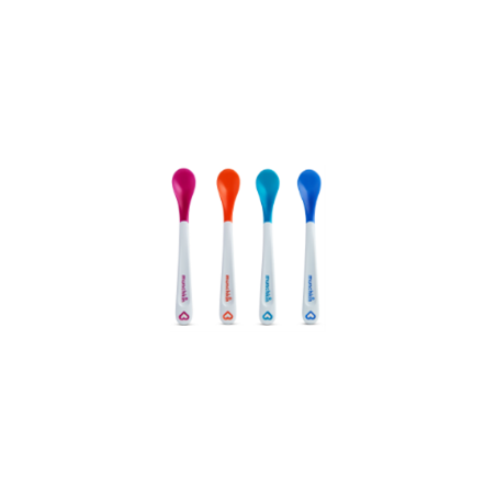 Pack 4 Cucharas Termosensibles de Seguridad White Hot Multicolor