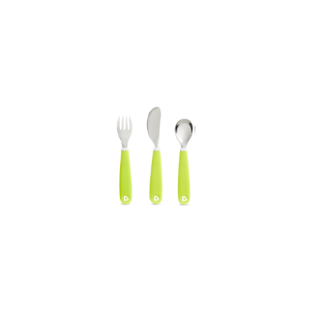Pack de 3 cubiertos Splash Verde Verde