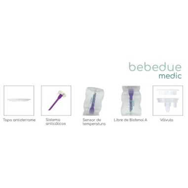Biberón Bebedue Medic PP 330 ml
