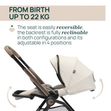 MYSA STROLLER 2025 AMBER GLOW | Chicco Oficial