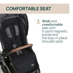 Silla de Paseo Mysa Black Satin 2