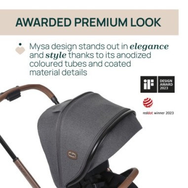 MYSA STROLLER 2025 BLACK SATIN | Chicco Oficial