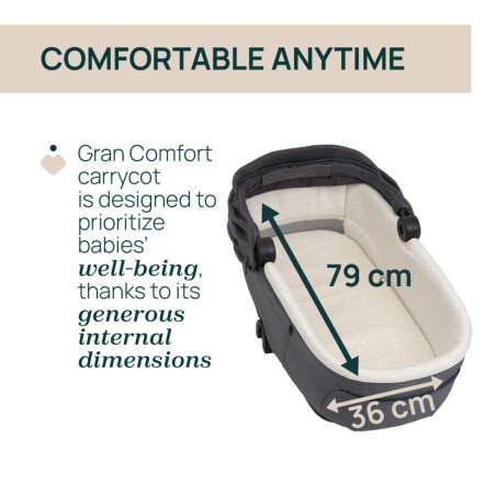 GRAN COMFORT CARRYCOT BLACK SATIN | Chicco Oficial