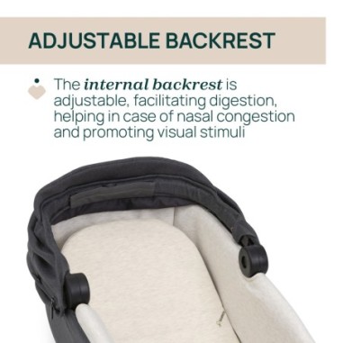 GRAN COMFORT CARRYCOT BLACK SATIN | Chicco Oficial