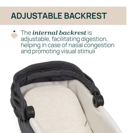 GRAN COMFORT CARRYCOT BLACK SATIN | Chicco Oficial