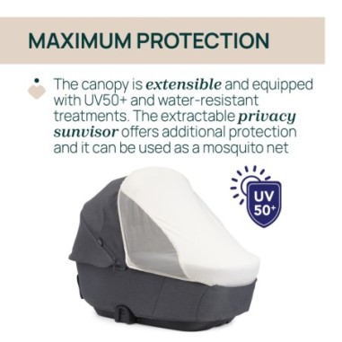 GRAN COMFORT CARRYCOT BLACK SATIN | Chicco Oficial