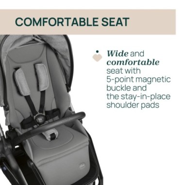 MYSA STROLLER 2025 LUNAR ROCK | Chicco Oficial