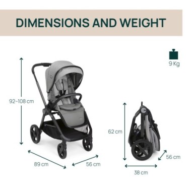 MYSA STROLLER 2025 LUNAR ROCK | Chicco Oficial
