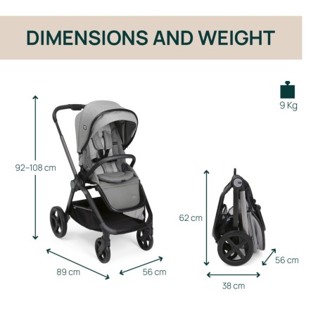 MYSA STROLLER 2025 LUNAR ROCK | Chicco Oficial