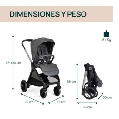 BELLAGIO STROLLER BLACK SATIN | Chicco Oficial