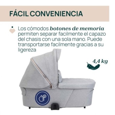 FLEXI CARRYCOT LUNAR ROCK | Chicco Oficial