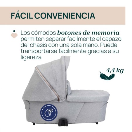 FLEXI CARRYCOT LUNAR ROCK | Chicco Oficial